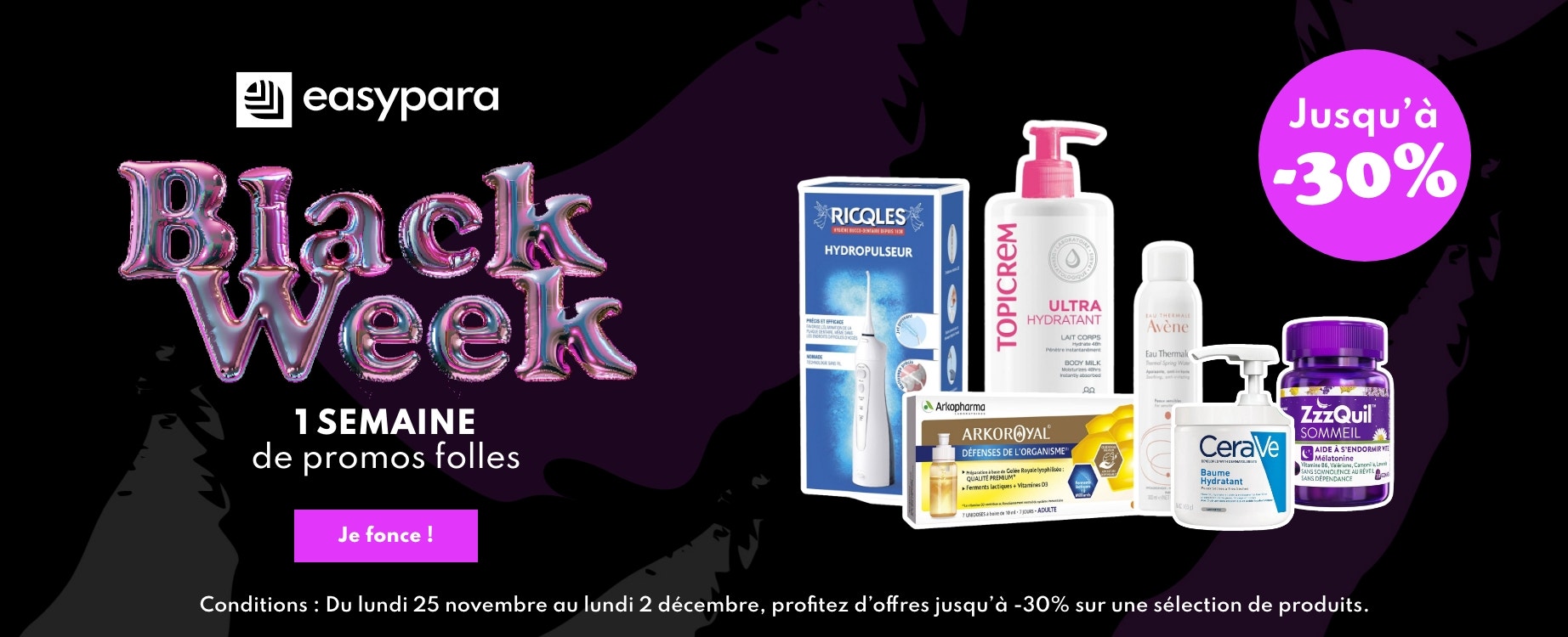 Profitez des offres du Black Week !