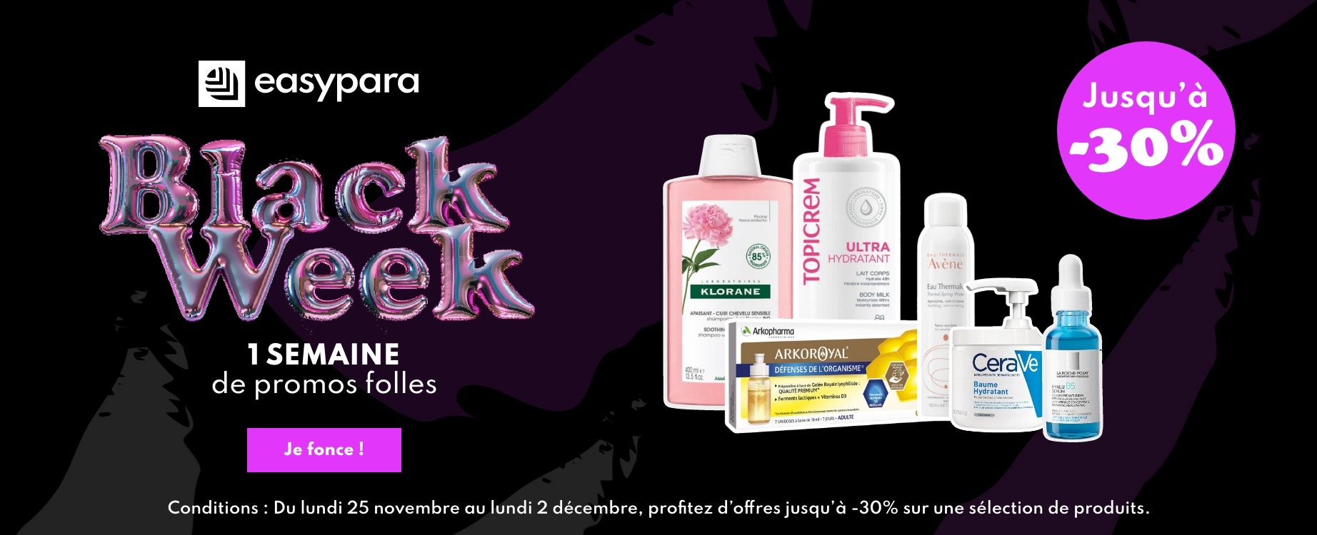 Profitez des offres du Black Week !