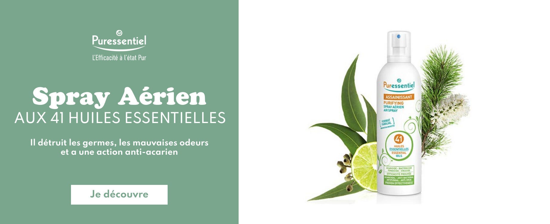 Découvrez les sprays aériens Puressentiel !