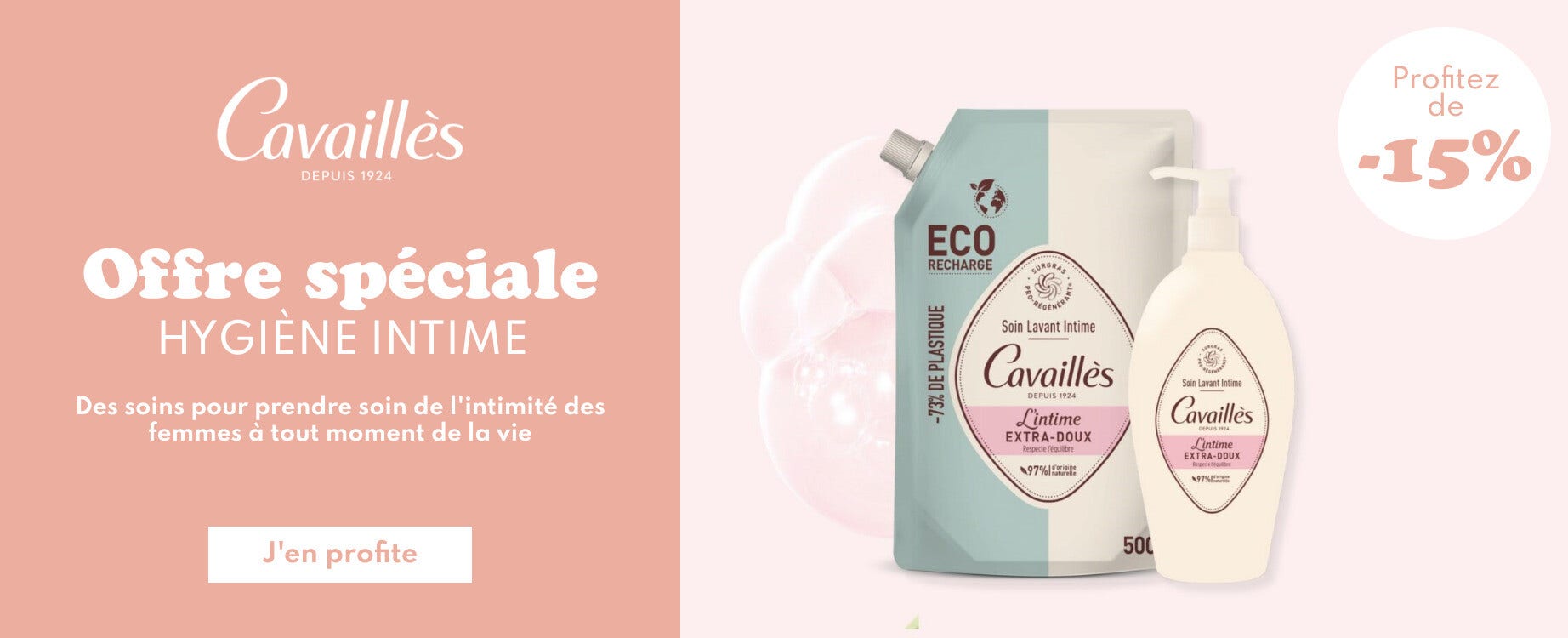 Découvrez les produits d'hygiène intime de Cavaillès !