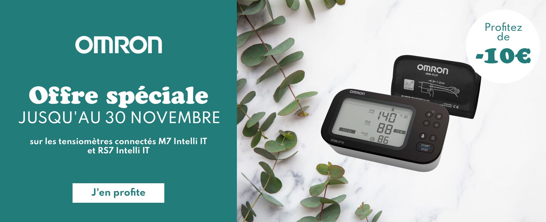 Offre spéciale Omron jusqu'au 30 novembre !