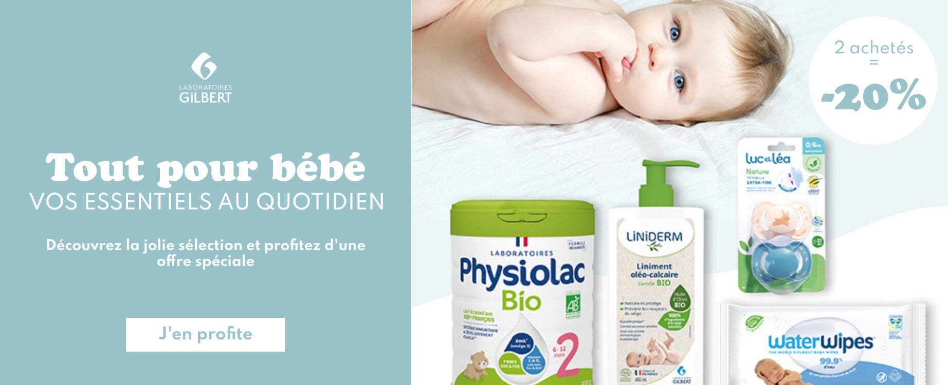 Découvrez les produits bébé des Laboratoires Gilbert !