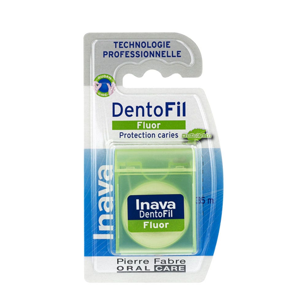 Inava Dentofil Fluor Fil Dentaire Menthe Fraîche 35m