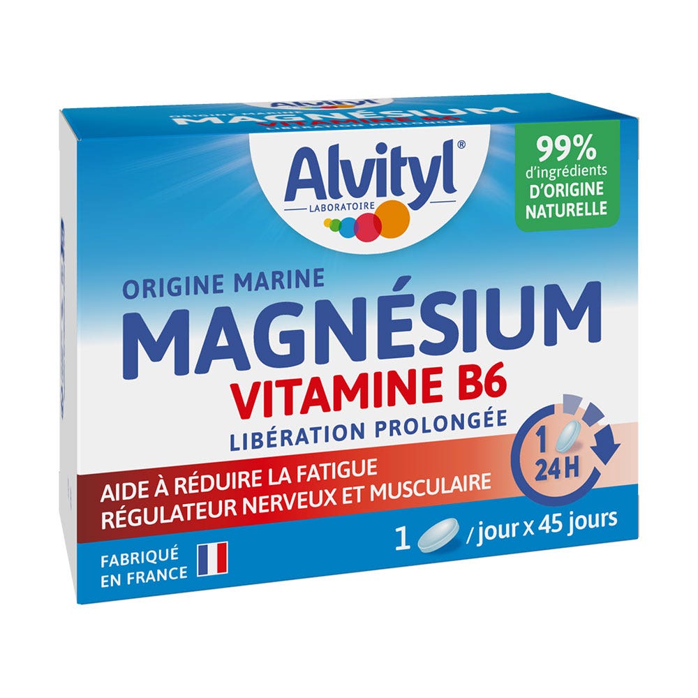 Alvityl Magnesium Vitamine B6 45 Comprimes