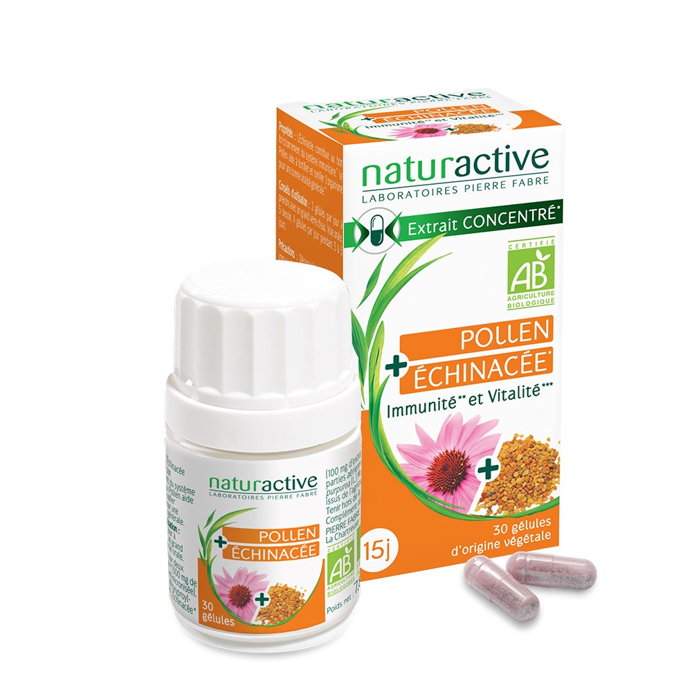 Naturactive Pollen-Echinacée Bio 30 gélules